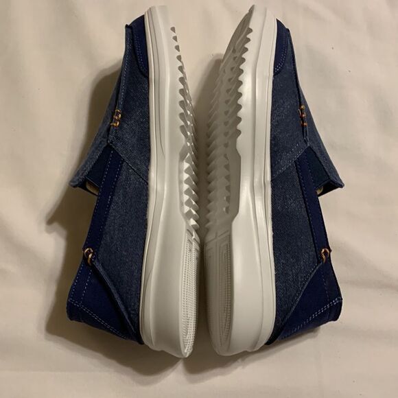 OrthoComfort size 10 slip on canvas loafer walk-in flat shoes - Picture 4 of 12